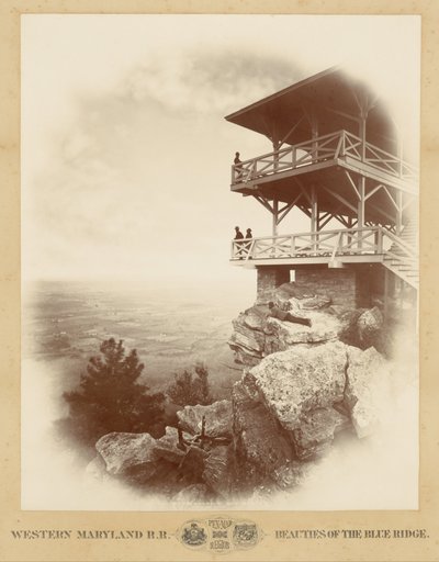 North from High Rock, Pen-Mar by William Henry Jackson